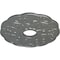 Ekena Millwork Terrones Butterfly Ceiling Medallion (Canopies up to 3 7/8"), 17 7/8"OD x 3 7/8"ID x 1"P, Silver CM17TSSLS - alternate 2